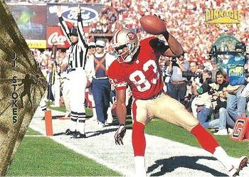 J.J. Stokes San Francisco 49ers 1996 Pinnacle NFL #66